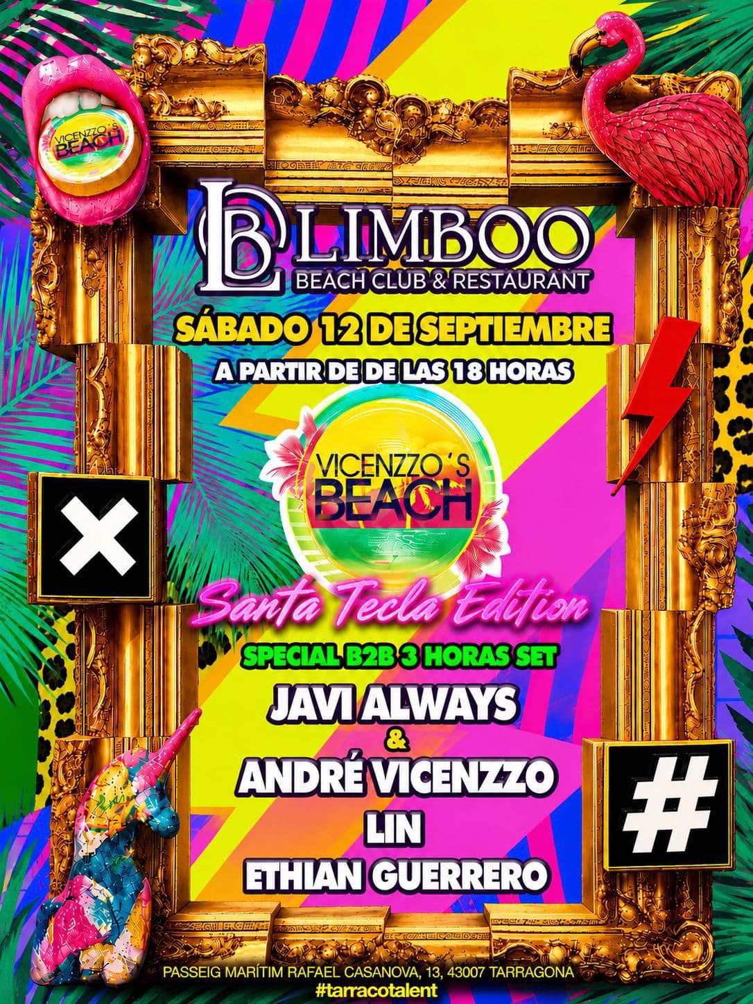Vicenzzo's Beach - Santa Tecla Edition - Limboo Beach Club